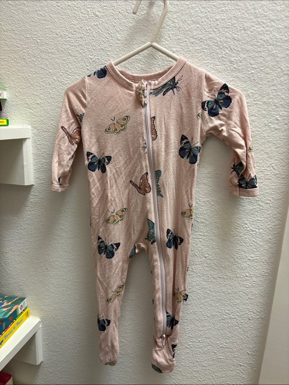 Kyte Baby | blush pink butterfly onesie